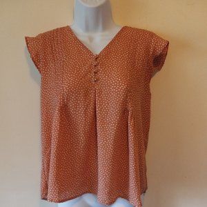 PINK POLKA DOT BLOUSE
